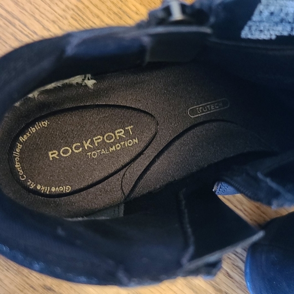ROCKPORT EMESE SIZE 8M BLACK ANKLE BOOT - Picture 9 of 13